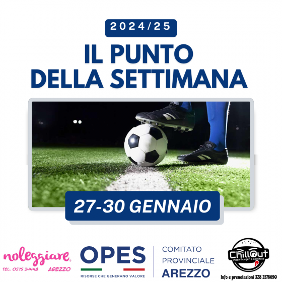 IL PUNTO DELLA SETTIMANA #9